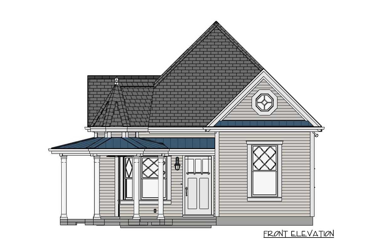 Plan 430812SNG: Wheelchair-accessible Country Cottage - Image #9 - Cottage, Country, Vacation