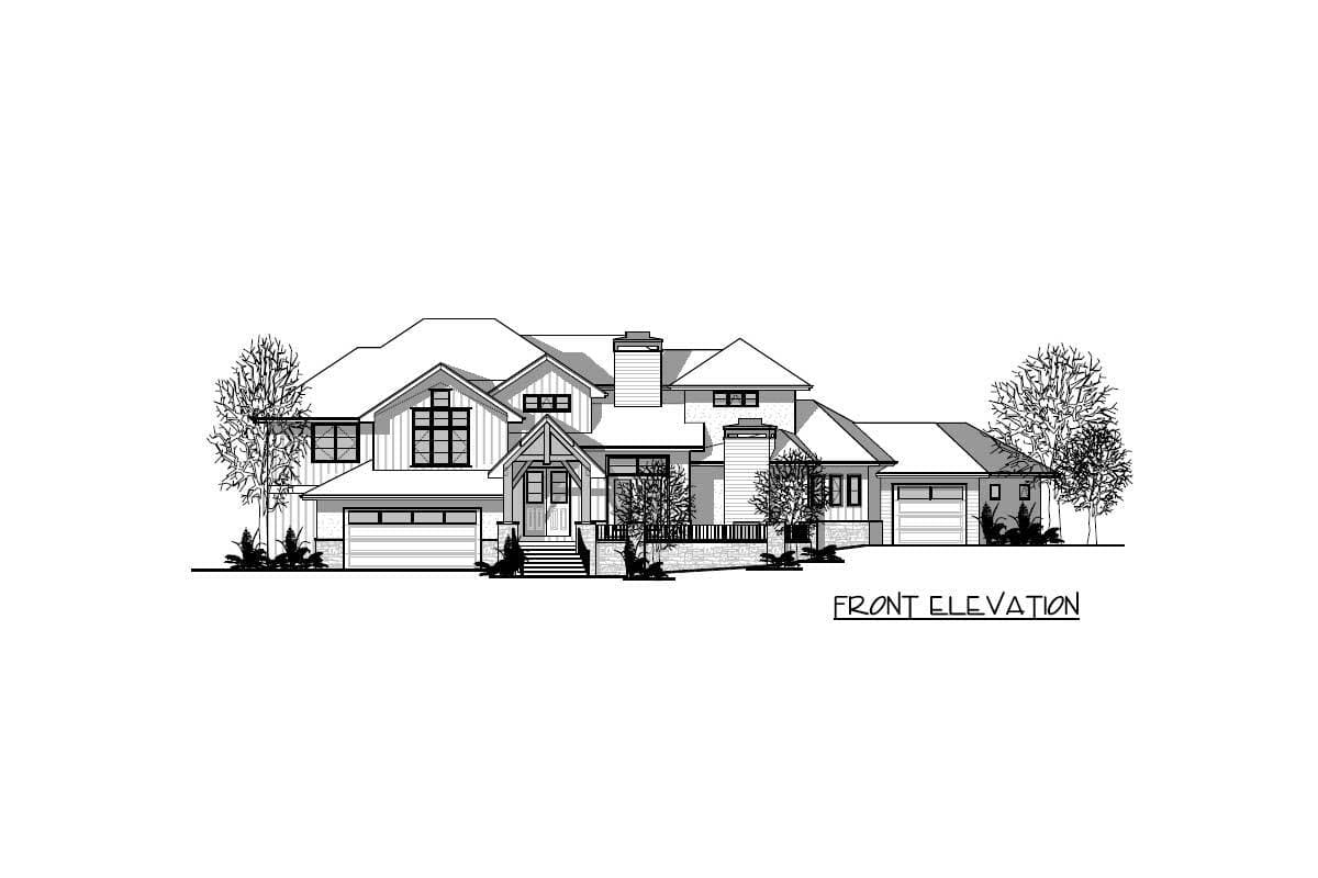 Plan 95118RW: Two-story Modern Farmhouse with Large Covered Patio - Image #31 - Contemporary, Modern Farmhouse, New American, Northwest, Transitional