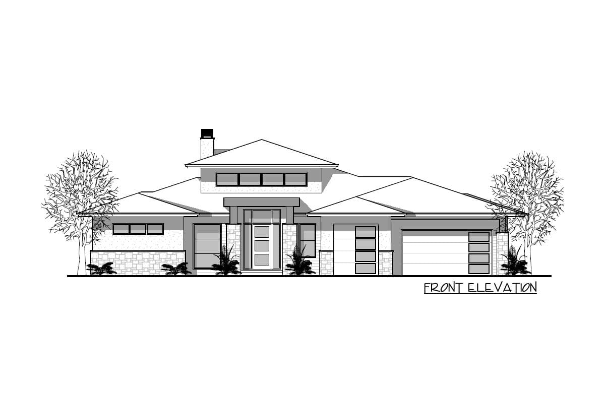 Plan 95121RW: Contemporary Prairie House Plan with Optional Lower Level - 2700 Sq Ft - Image #19 - Contemporary, Mid Century Modern, Mountain, Prairie