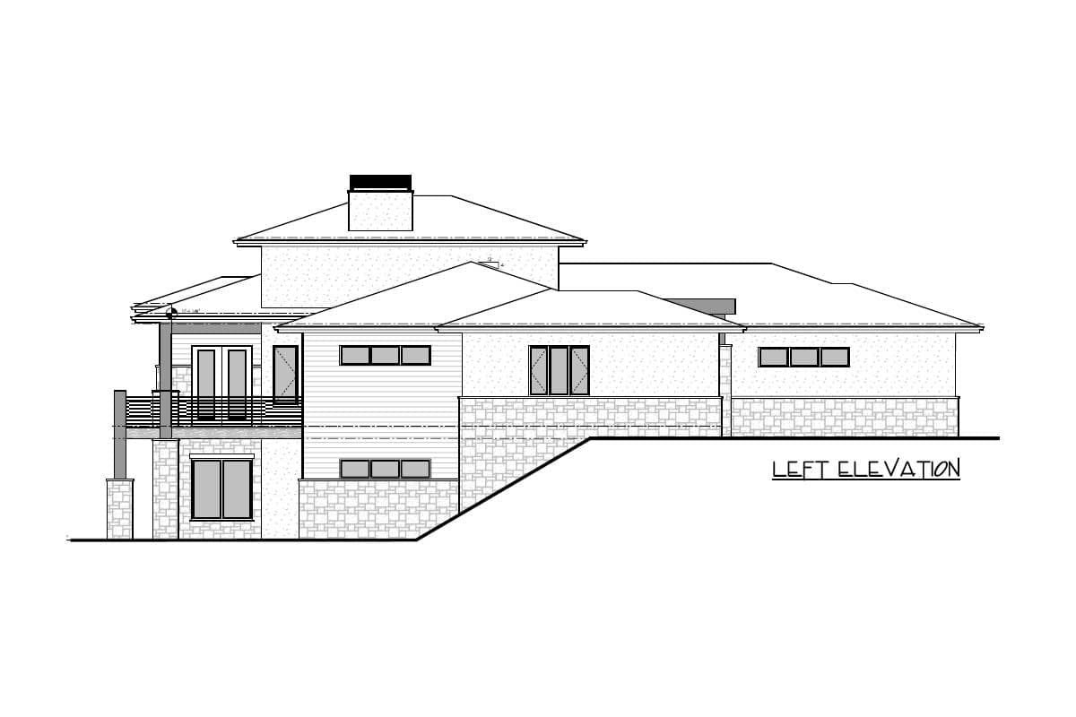 Plan 95121RW: Contemporary Prairie House Plan with Optional Lower Level - 2700 Sq Ft - Image #20 - Contemporary, Mid Century Modern, Mountain, Prairie