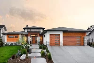 Contemporary Prairie House Plan with Optional Lower Level - 2700 Sq Ft