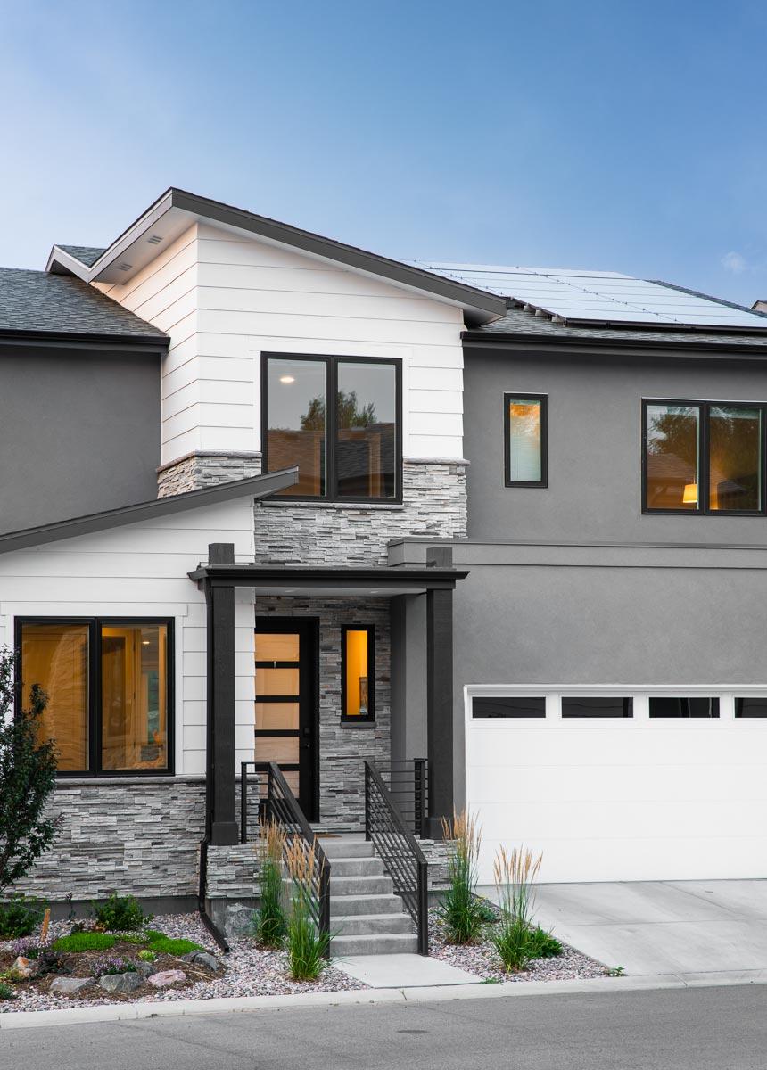 Plan 95123RW: 40-Foot Wide Modern Contemporary House Plan with 2-Story Living Room - Image #4 - Contemporary, Mid Century Modern, Modern, Northwest