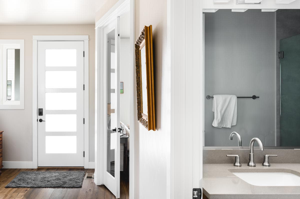 Plan 95123RW: 40-Foot Wide Modern Contemporary House Plan with 2-Story Living Room - Image #5 - Contemporary, Mid Century Modern, Modern, Northwest