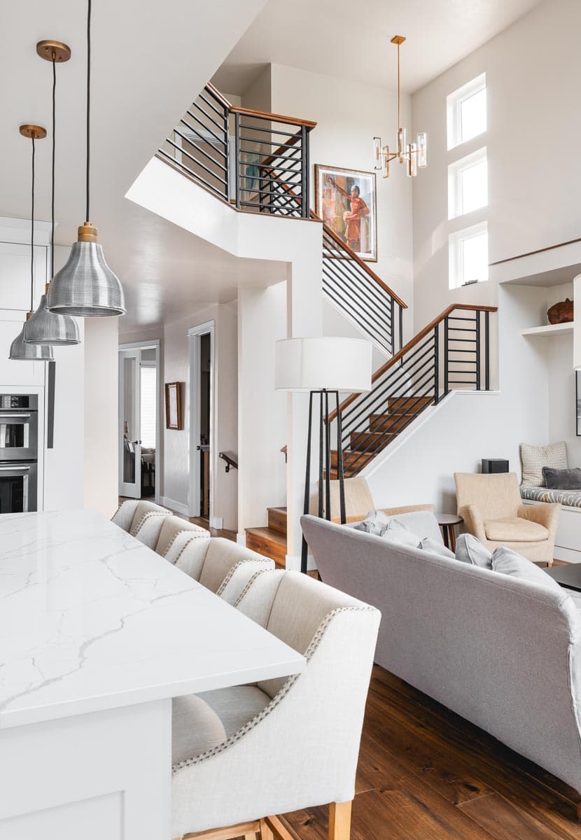 Plan 95123RW: 40-Foot Wide Modern Contemporary House Plan with 2-Story Living Room - Image #6 - Contemporary, Mid Century Modern, Modern, Northwest