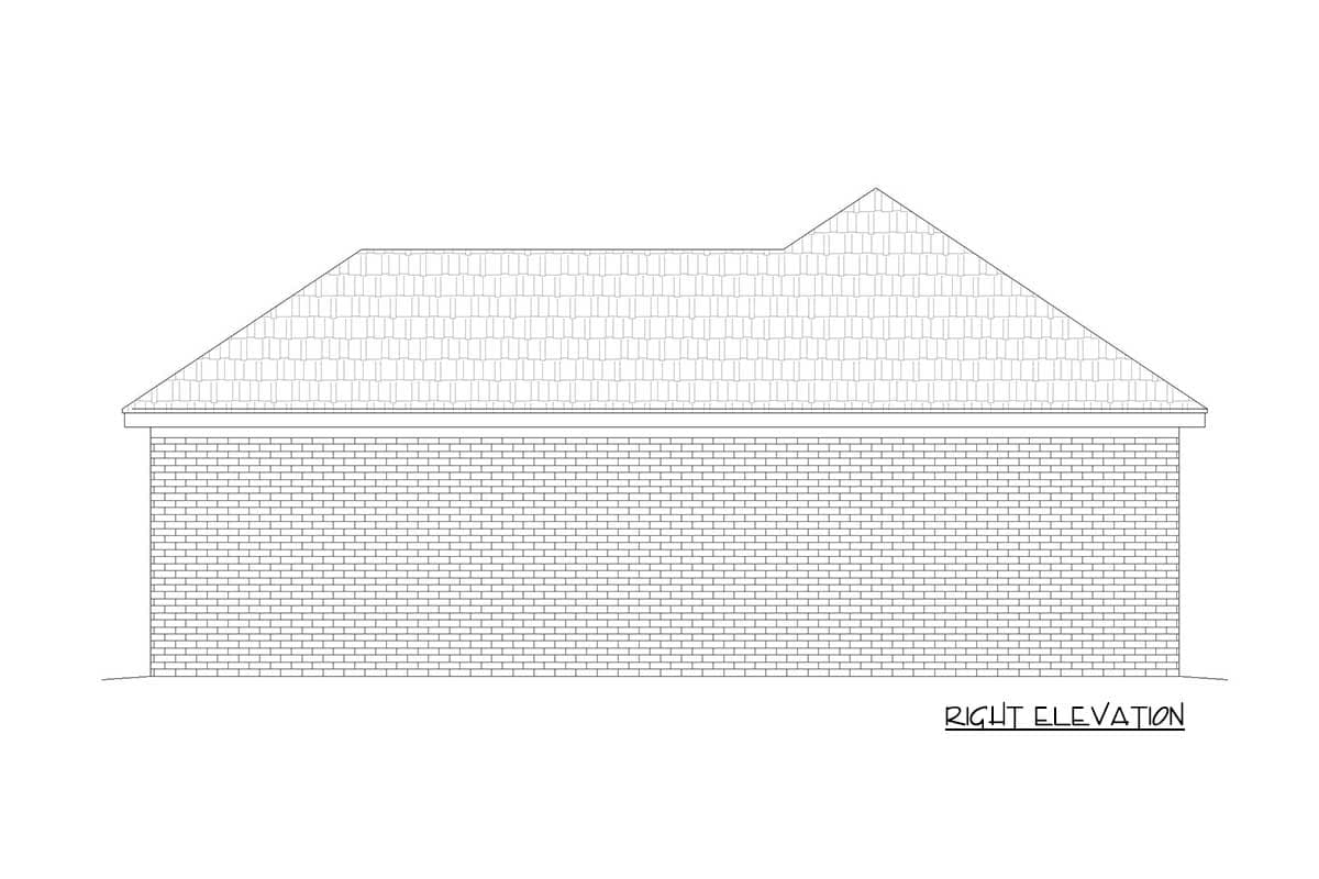 Plan 68821VR: 1-Car Detached Garage with Shop and Office - Image #5 - Traditional