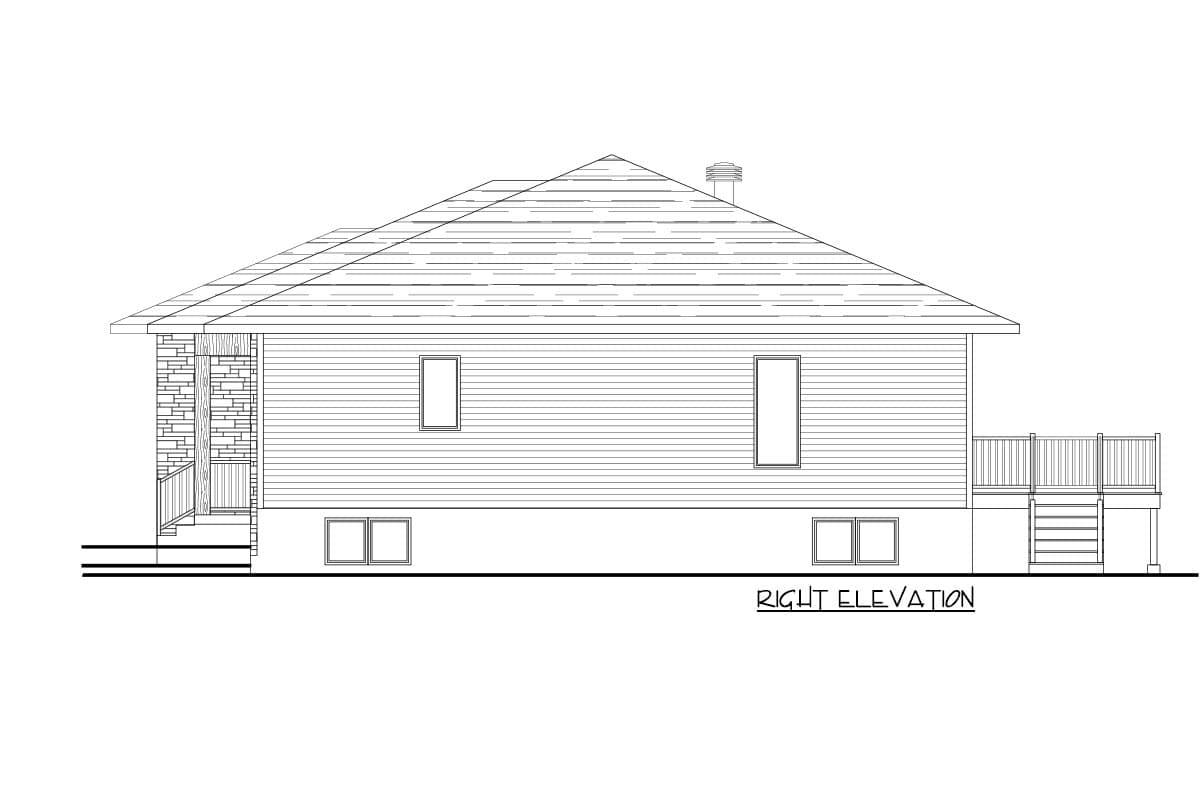 Plan 90320PD: One-level Prairie Home Plan with Modern Exterior - Image #5 - Northwest, Prairie, Ranch