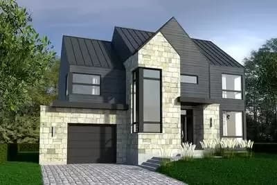 Transitional House Plan with Family and Living Rooms - 1520 Sq Ft