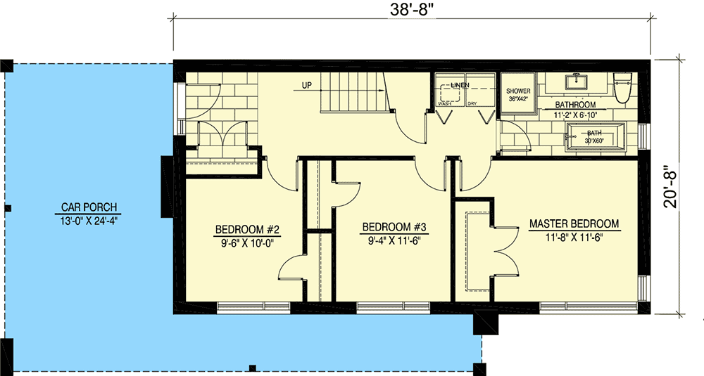 Plan 90326PD: Contemporary Northwest Home Plan with Screened Porch - Floor Plan - Main Level - Contemporary, Northwest