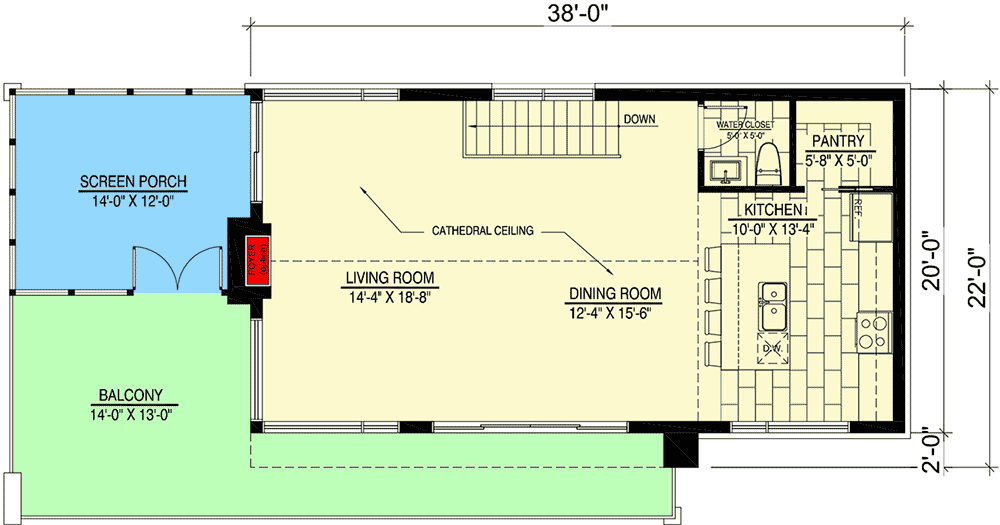 Plan 90326PD: Contemporary Northwest Home Plan with Screened Porch - Floor Plan - 2nd Floor - Contemporary, Northwest
