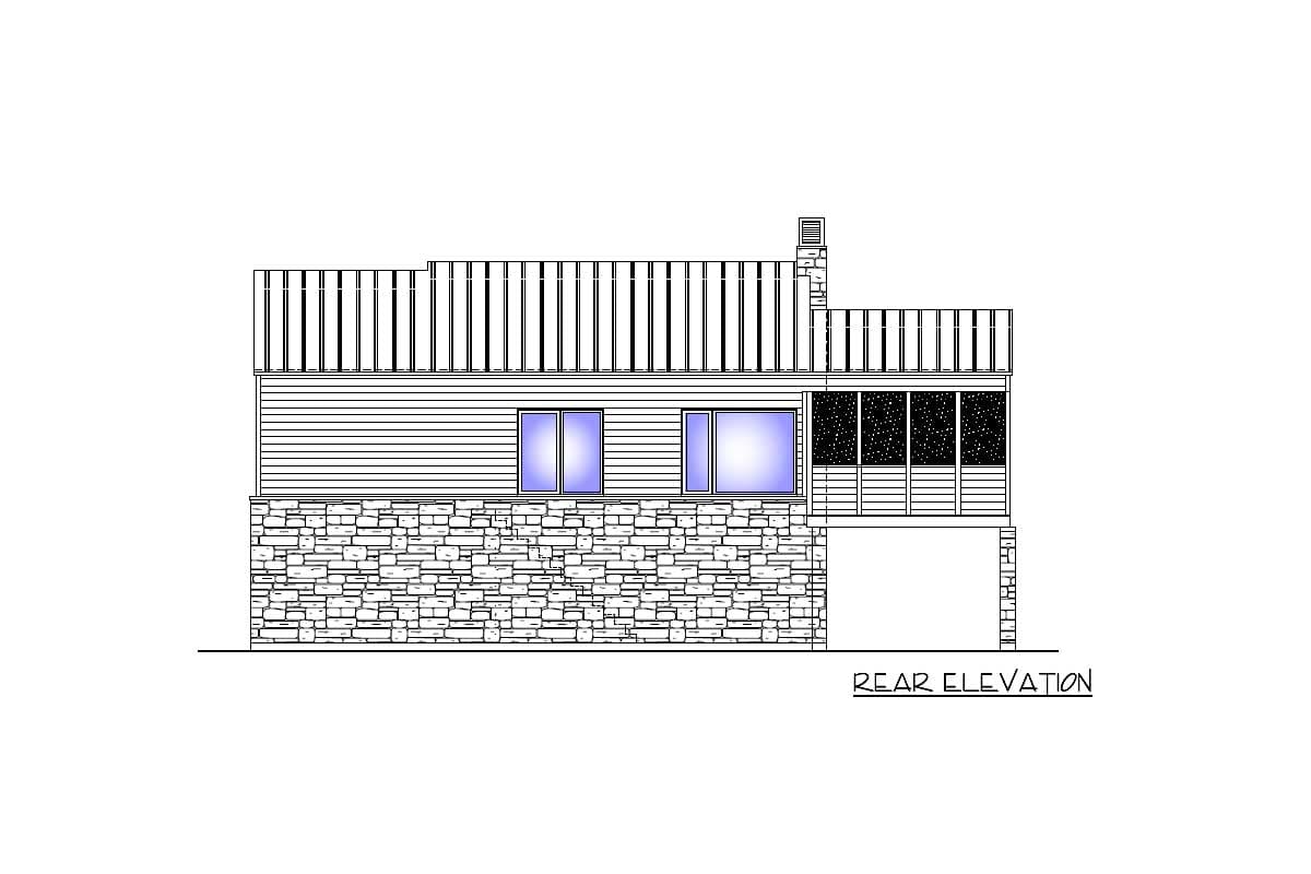 Plan 90326PD: Contemporary Northwest Home Plan with Screened Porch - Image #4 - Contemporary, Northwest