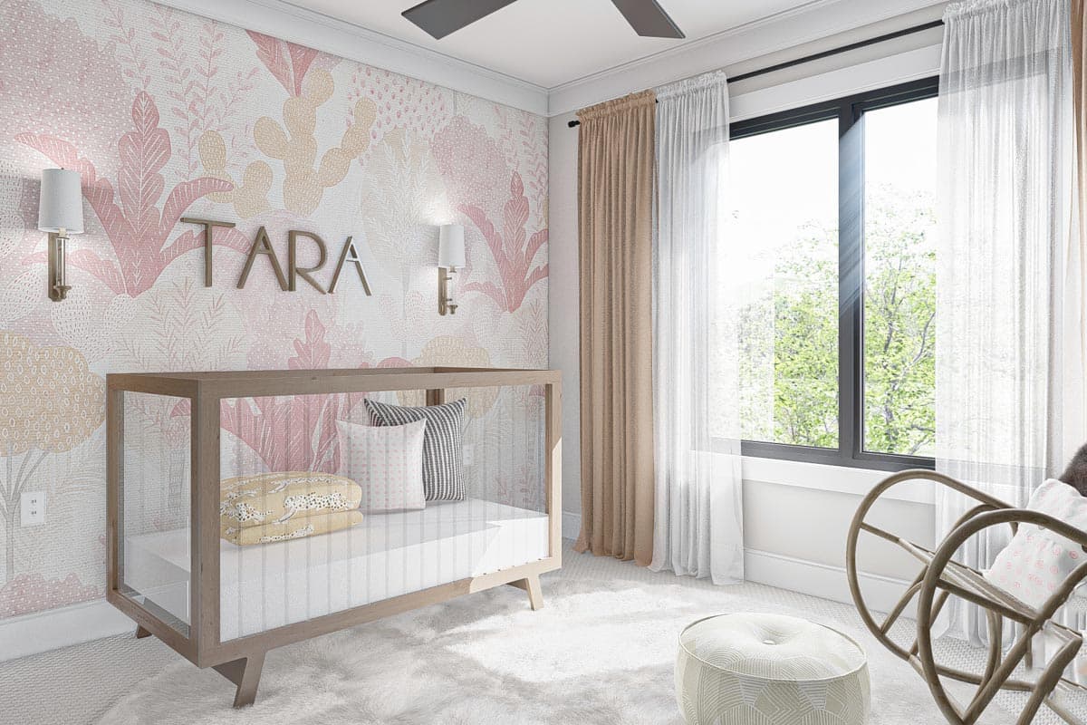 Plan 623043DJ: 2-Story Country Cottage Starter Home Plan with 3-Beds Upstairs - 1464 Sq Ft - Image #13 - Cottage, Country, Farmhouse, Traditional