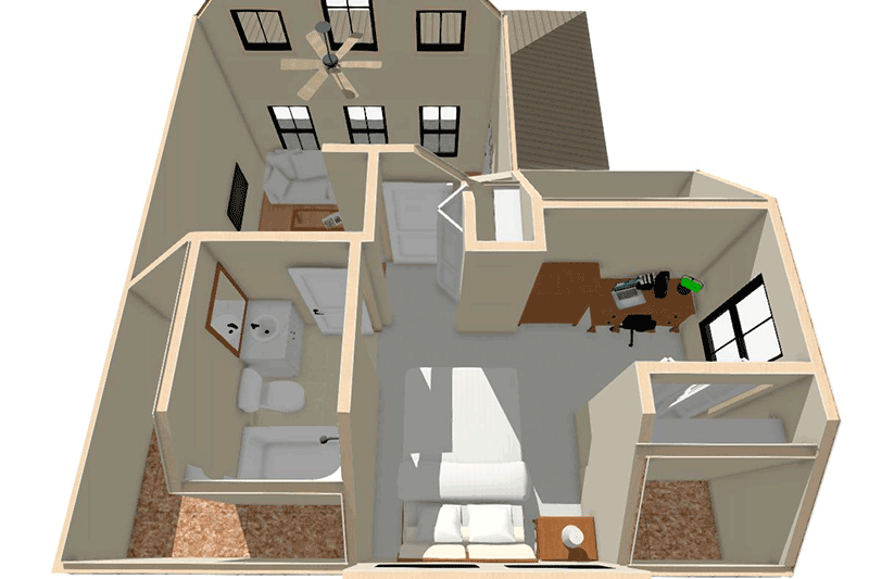 Plan 430813SNG: Exclusive Pocket Neighborhood Farmhouse Plan with 2-Story Living Room - Image #5 - Cottage, Country, Farmhouse, Modern Farmhouse