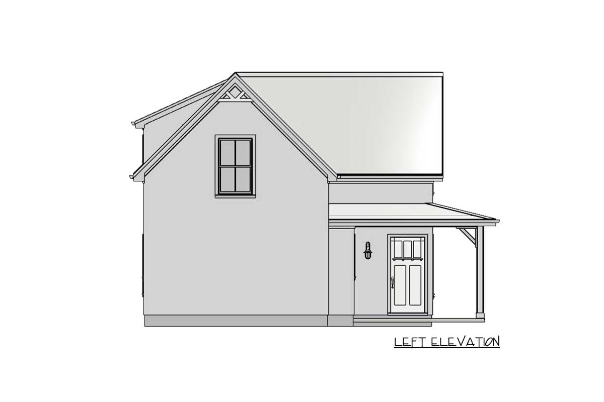 Plan 430813SNG: Exclusive Pocket Neighborhood Farmhouse Plan with 2-Story Living Room - Image #8 - Cottage, Country, Farmhouse, Modern Farmhouse