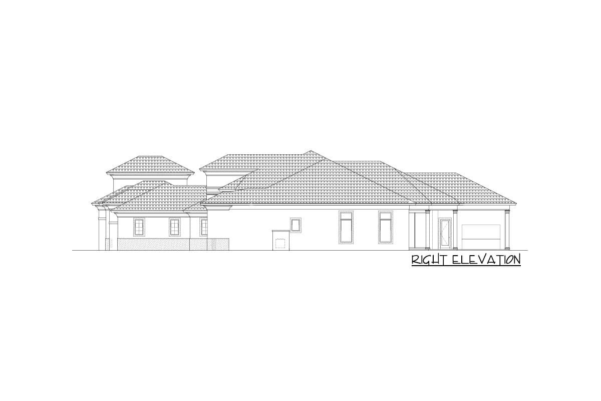 Plan 65718BS: Mediterranean Coastal Home Plan with Large Gathering Spaces and Covered Lanai - Image #5 - Coastal, European, Florida-Style, Mediterranean
