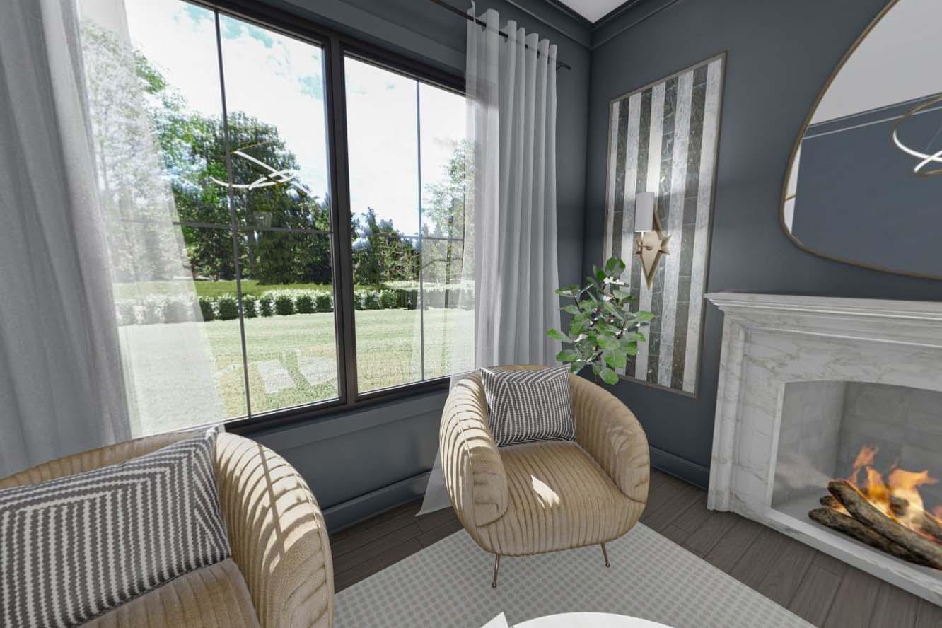 Plan 623044DJ: Modern Farmhouse Plan with Second Floor Walkway Overlook - 3263 Sq Ft - Virtual Tour Cover Image - Country, Modern Farmhouse, New American, Traditional, Transitional
