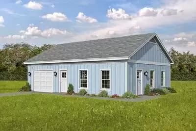 Garage Workshop with Kitchenette