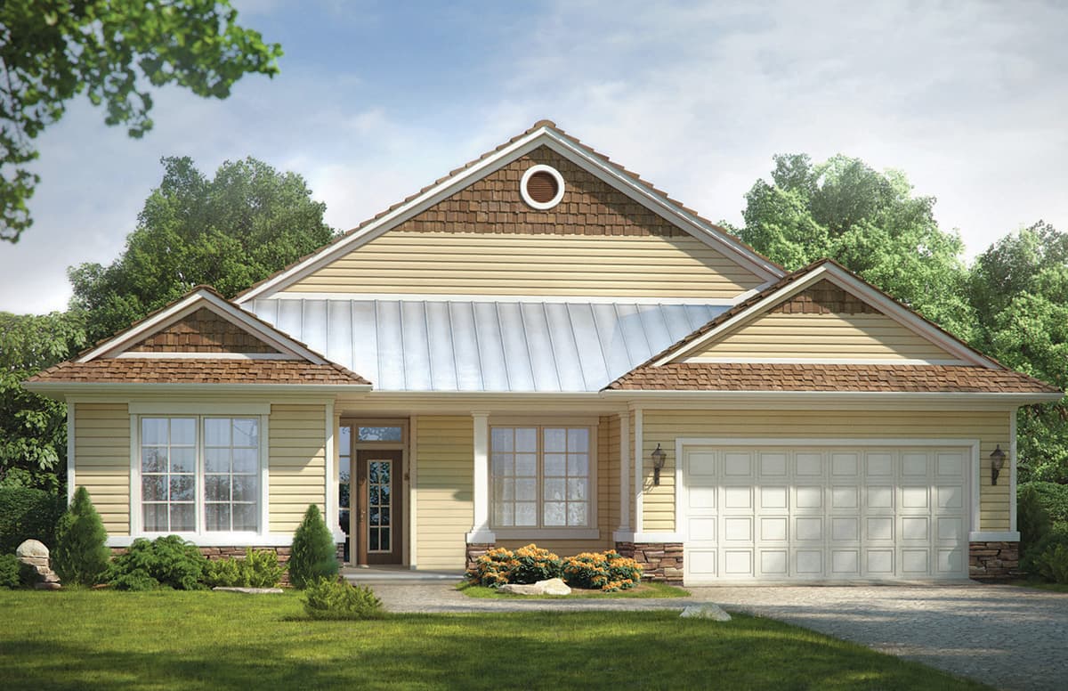 Plan 33000ZR: 3 Bed House Plan with Den, Breakfast Nook and Formal Dining - 2287 Sq Ft - Image #11 - Ranch, Southern, Traditional