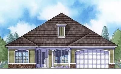 3 Bed House Plan Under 50-Feet Wide - 2287 Sq Ft