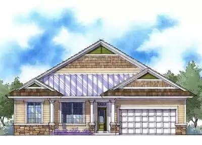 3 Bed House Plan for a Narrow Lot with 3 Bedrooms - 1630 Sq Ft and Under 50-Feet Wide