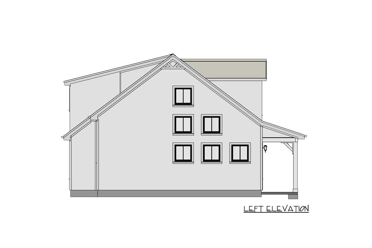 Plan 430814SNG: 800 Square Foot Micro-living Country Home Plan with Loft Overlook - Image #12 - Cottage, Country