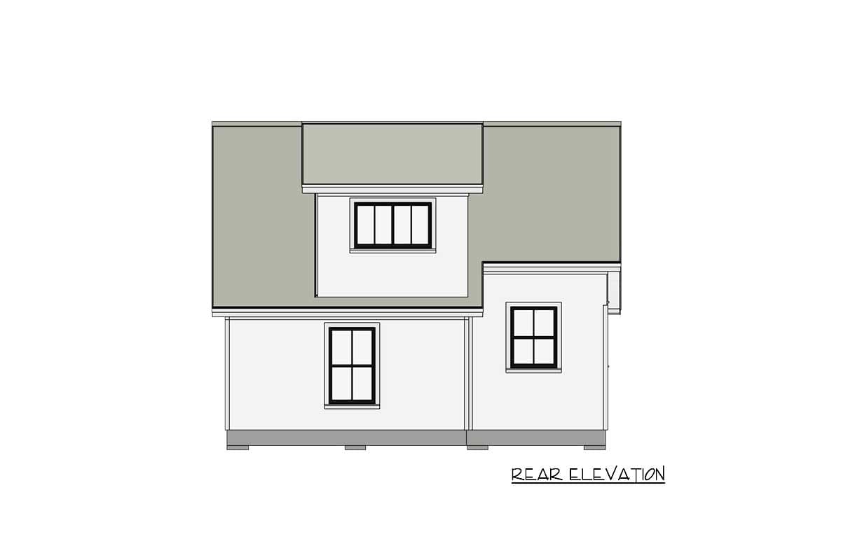 Plan 430814SNG: 800 Square Foot Micro-living Country Home Plan with Loft Overlook - Image #13 - Cottage, Country