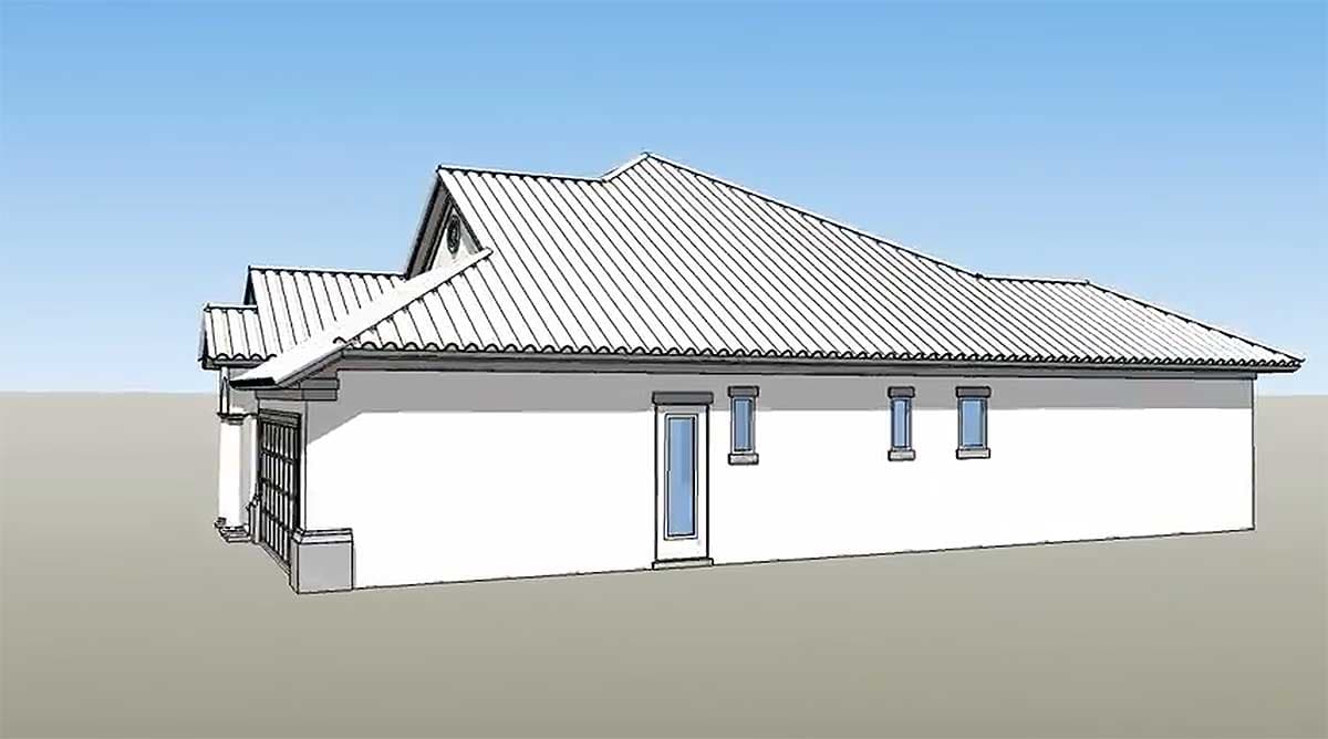 Plan 33005ZR: Energy Saving Home Plan - Image #9 - Florida-Style, Mediterranean