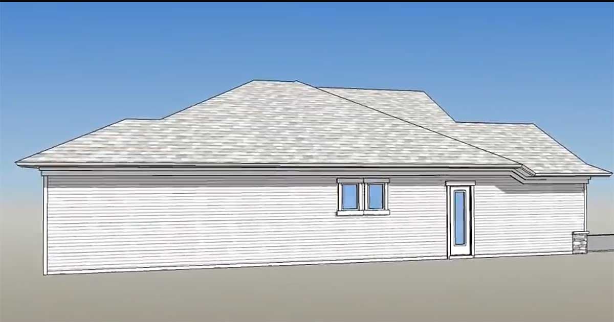 Plan 33006ZR: 3 Bed Energy Super-Saving House Plan - Image #7 - Ranch, Southern, Traditional