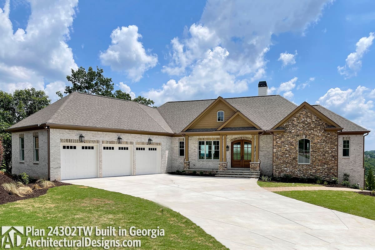 build gallery item - House Plan 24302TW comes to life in Georgia