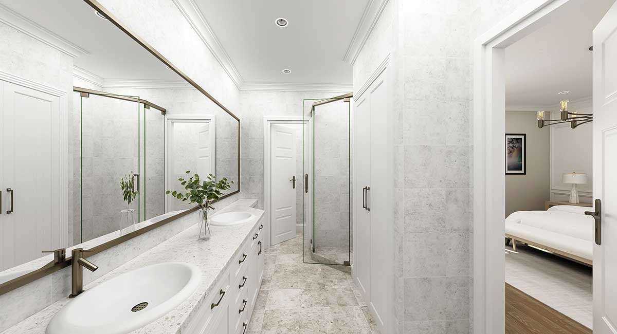 Plan 55079BR: Log Home with 3 Bedrooms and a Loft Overlook Option - Image #11 - Country, Mountain, Rustic, Vacation