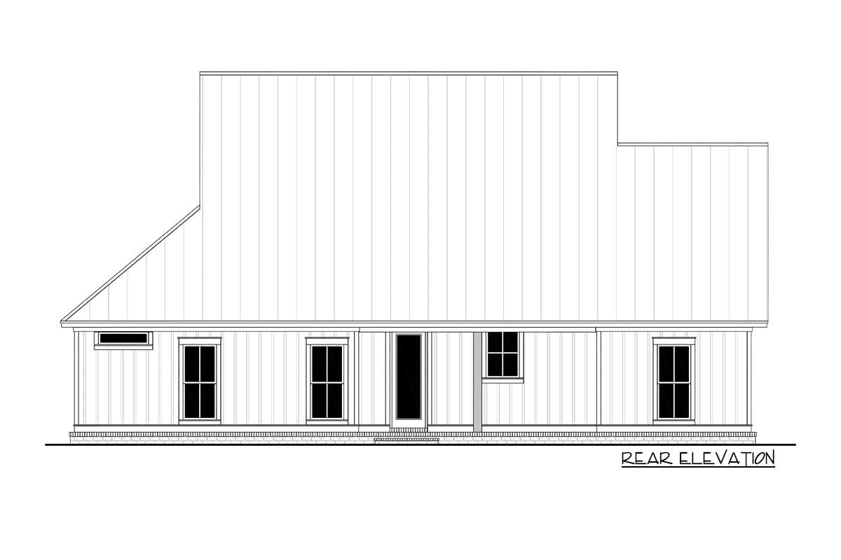 Plan 51873HZ: 3-Bed Modern Farmhouse with L-shaped Front Porch - Image #14 - Cottage, Farmhouse, Modern Farmhouse, Traditional