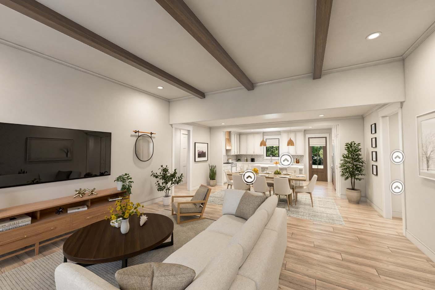 Plan 51873HZ: 3-Bed Modern Farmhouse with L-shaped Front Porch - Virtual Tour Cover Image - Cottage, Farmhouse, Modern Farmhouse, Traditional