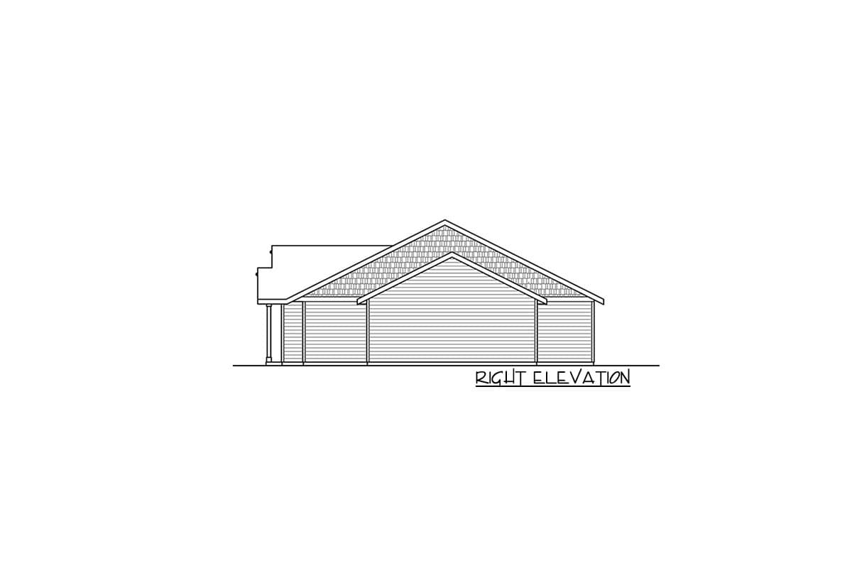 Plan 72290DA: Duplex House Plan with Asymmetric - and Similar - 2 Bedroom Units - Image #4 - Country, Craftsman, Ranch, Traditional