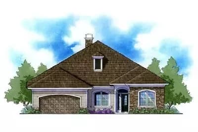 European-Style One Story Flexible House Plan