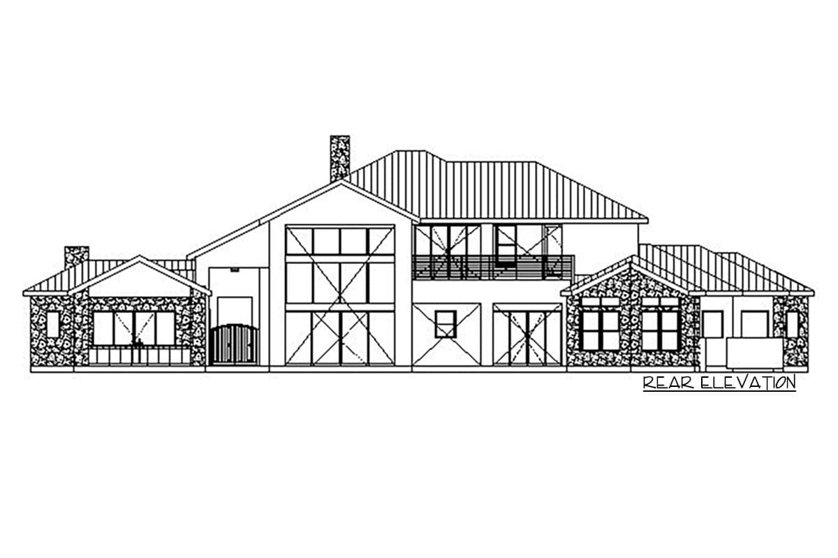 Plan 36665TX: Transitional House Plan with an Abundance of Lanai Space - Image #7 - Contemporary, European, Hill Country, Transitional