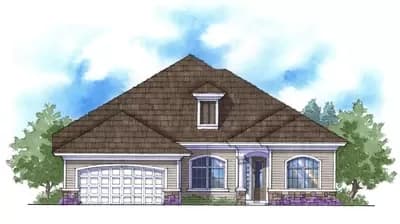 One Story Tradtional House Plan Under 2000 SqFt