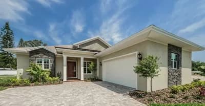 Contemporary Ranch Home Plan with 3 Beds Under 2600 Square Feet