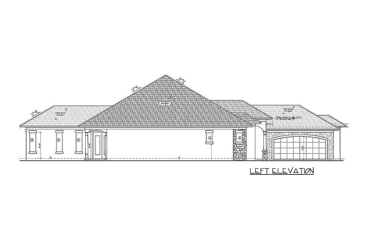 Plan 33028ZR: 3 Bedroom Contemporary Mediterranean-Style House Plan Under 2600 Square Feet - Image #15 - European, French Country, Ranch, Southern