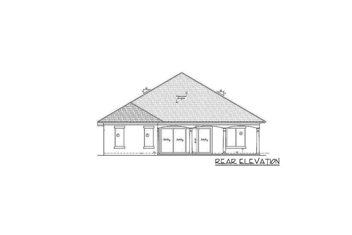 Plan 33028ZR: 3 Bedroom Contemporary Mediterranean-Style House Plan Under 2600 Square Feet - Image #14 - European, French Country, Ranch, Southern