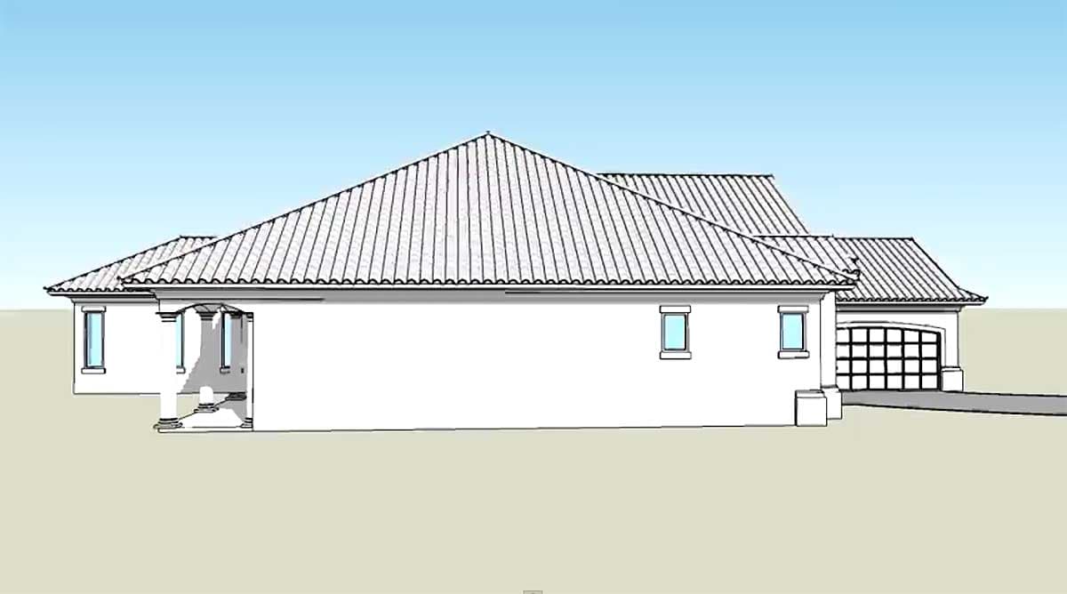 Plan 33029ZR: 3 Bed Euro-Style Ranch Home Plan Under 2600 Square Feet with Rear Lanai - Image #9 - Coastal, European, Florida-Style, Mediterranean, Ranch