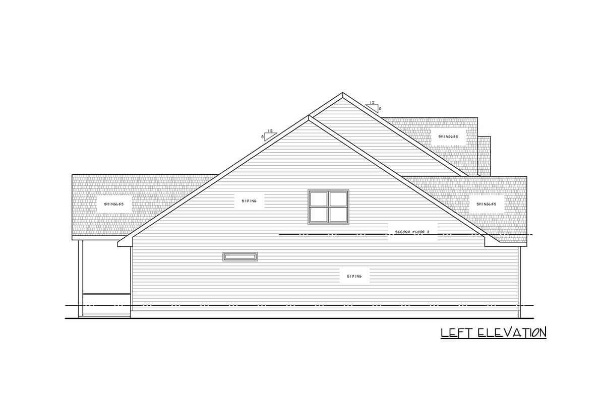 Plan 42694DB: 4-Bed New American Home Plan with Main-level Master Suite - Image #6 - Craftsman, New American, Northwest