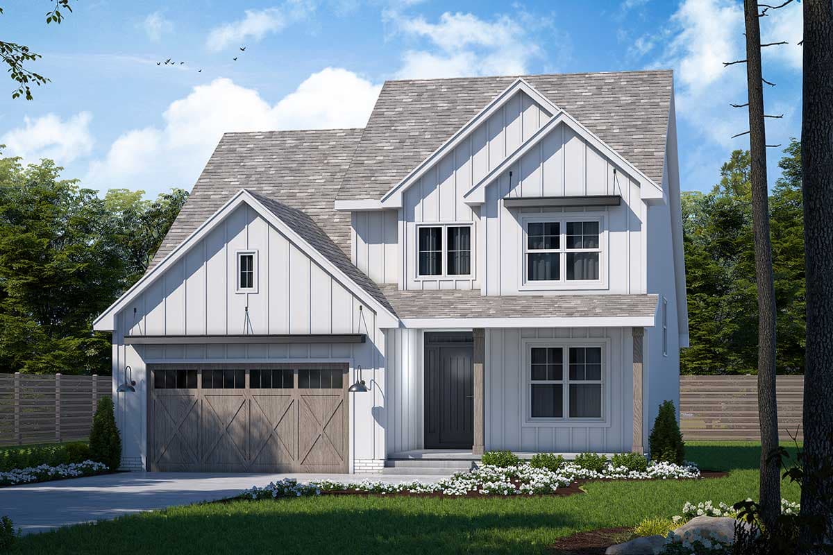 Plan 42694DB: 4-Bed New American Home Plan with Main-level Master Suite - Image #4 - Craftsman, New American, Northwest