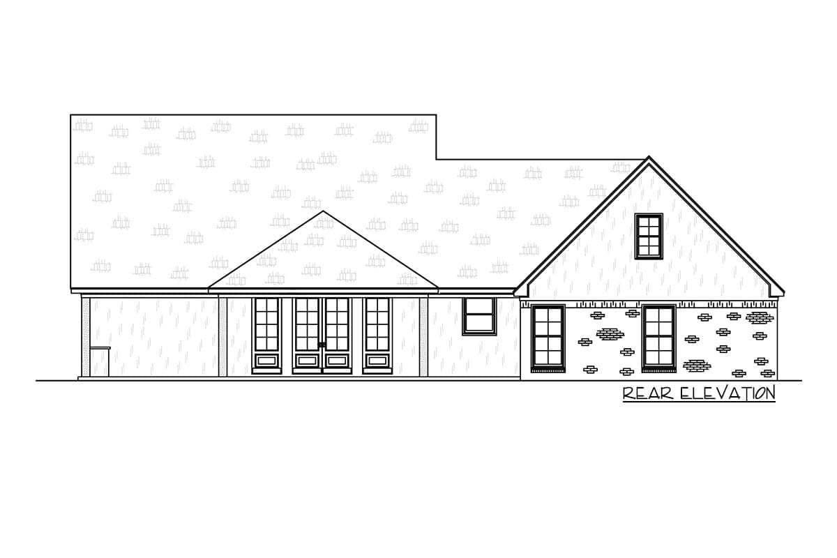 Plan 83829JW: New American Home Plan with Bonus Room above Garage - Image #4 - Acadian, European, French Country, Louisiana-Style, New American, Southern, Traditional