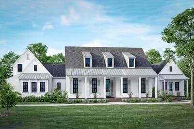 Exclusive Modern Farmhouse with Deluxe Master Suite