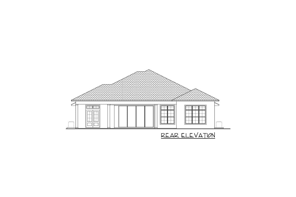 Plan 65722BS: 4-Bed Southern Beach Home with Split-bed Layout and Large Covered Lanai - Image #4 - Coastal, European, Florida-Style, Mediterranean