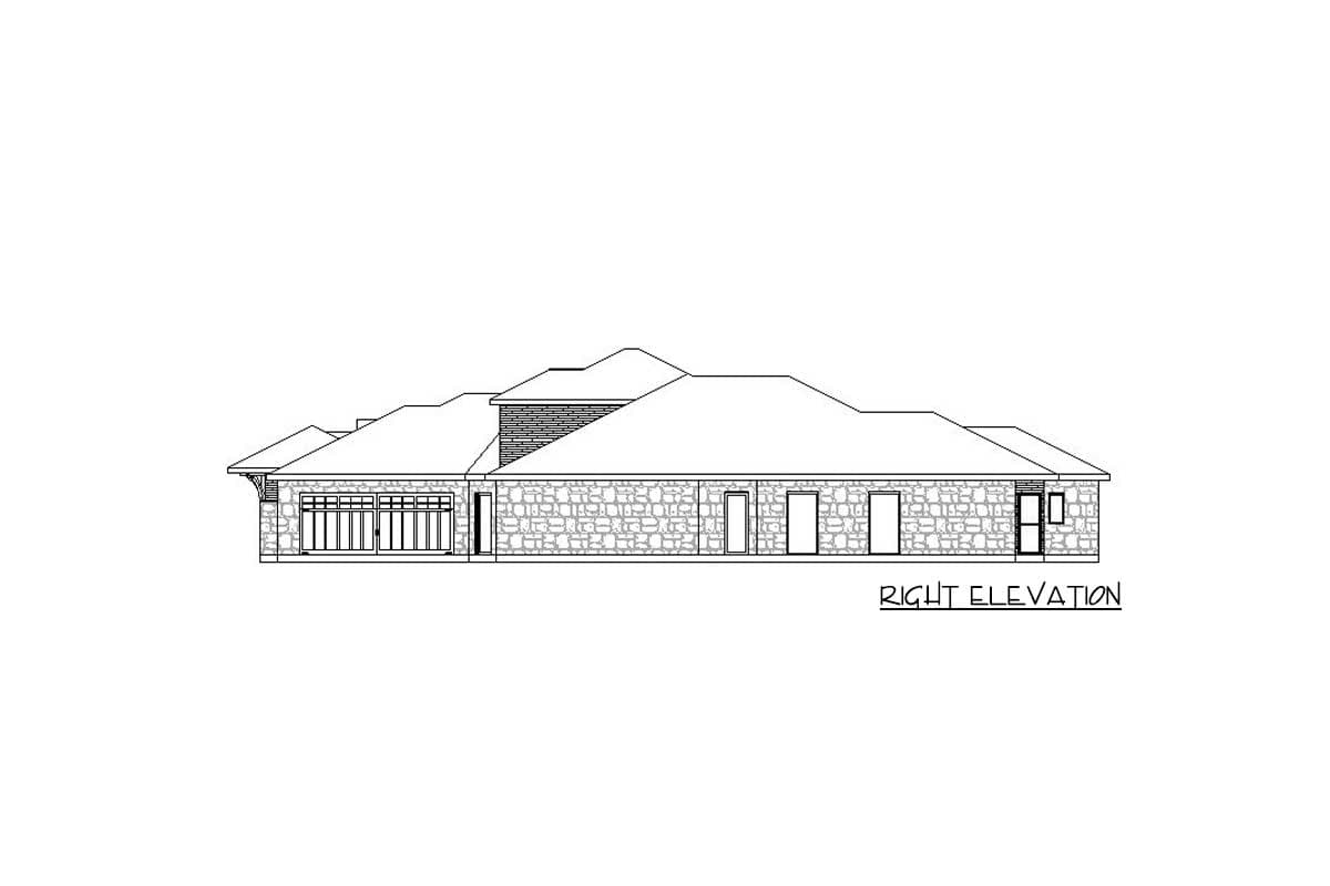 Plan 36666TX: Sprawling Hill Country Home Plan with 4-Car Garage - Image #10 - Contemporary, European, Hill Country
