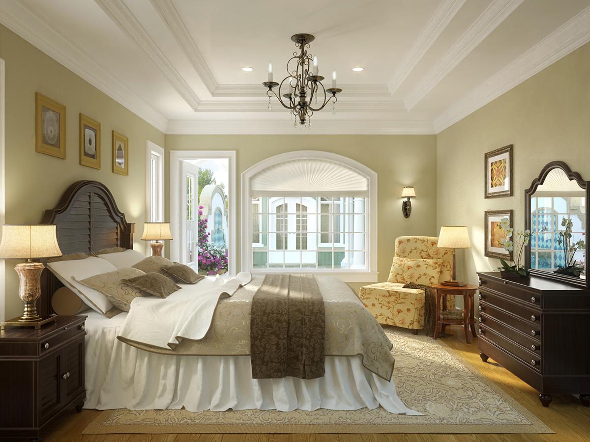 Plan 33047ZRX: Courtyard House Plan with Upstairs Game Room - 3550 Sq Ft - Image #4 - Florida-Style, Mediterranean, Spanish
