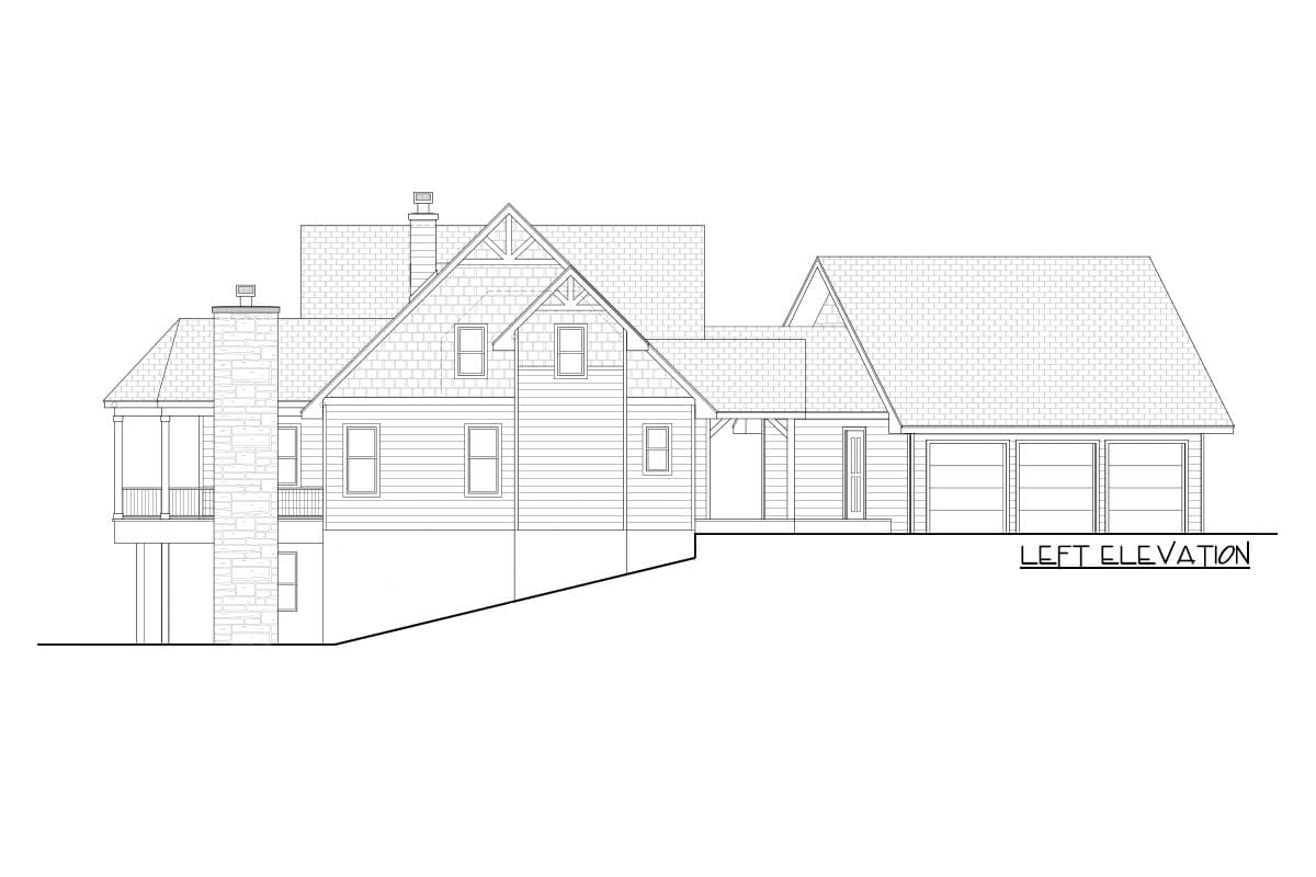Plan 65736BS: Mountain Craftsman Plan with Main-level Master and 3-Seasons Room - Image #4 - Coastal, Country, Craftsman, Mountain, New American