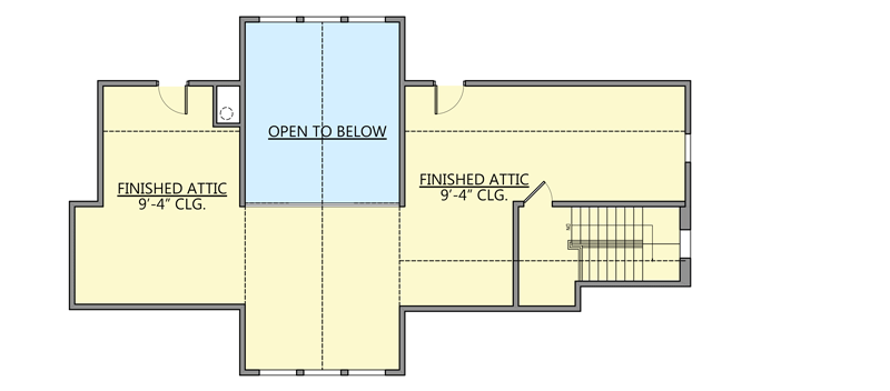 Plan 65736BS: Mountain Craftsman Plan with Main-level Master and 3-Seasons Room - Floor Plan - 2nd Floor - Coastal, Country, Craftsman, Mountain, New American