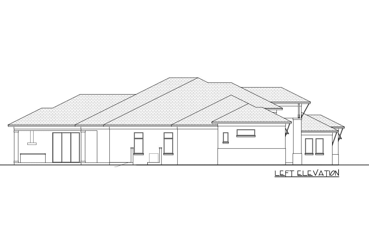 Plan 65731BS: Contemporary Beach Home Plan with Wine Room and Study - Image #4 - Contemporary, European, Florida-Style, Mediterranean, Transitional
