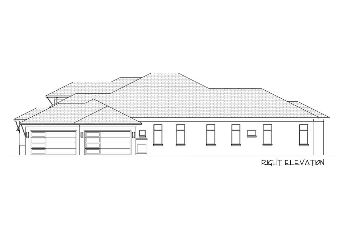 Plan 65731BS: Contemporary Beach Home Plan with Wine Room and Study - Image #6 - Contemporary, European, Florida-Style, Mediterranean, Transitional